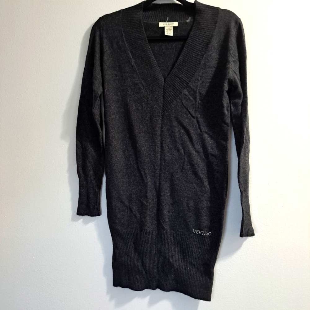 3 FOR 12 SALE Vertigo Paris Wool Blend Sweater Dress Size Medium